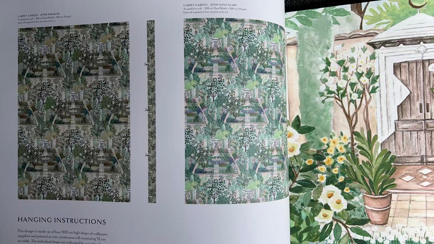 CARPET GARDEN MURAL - Paradise