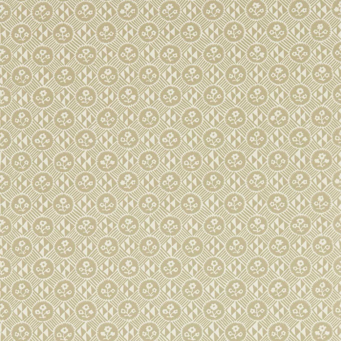 Diamonds & Flowers - Linen
