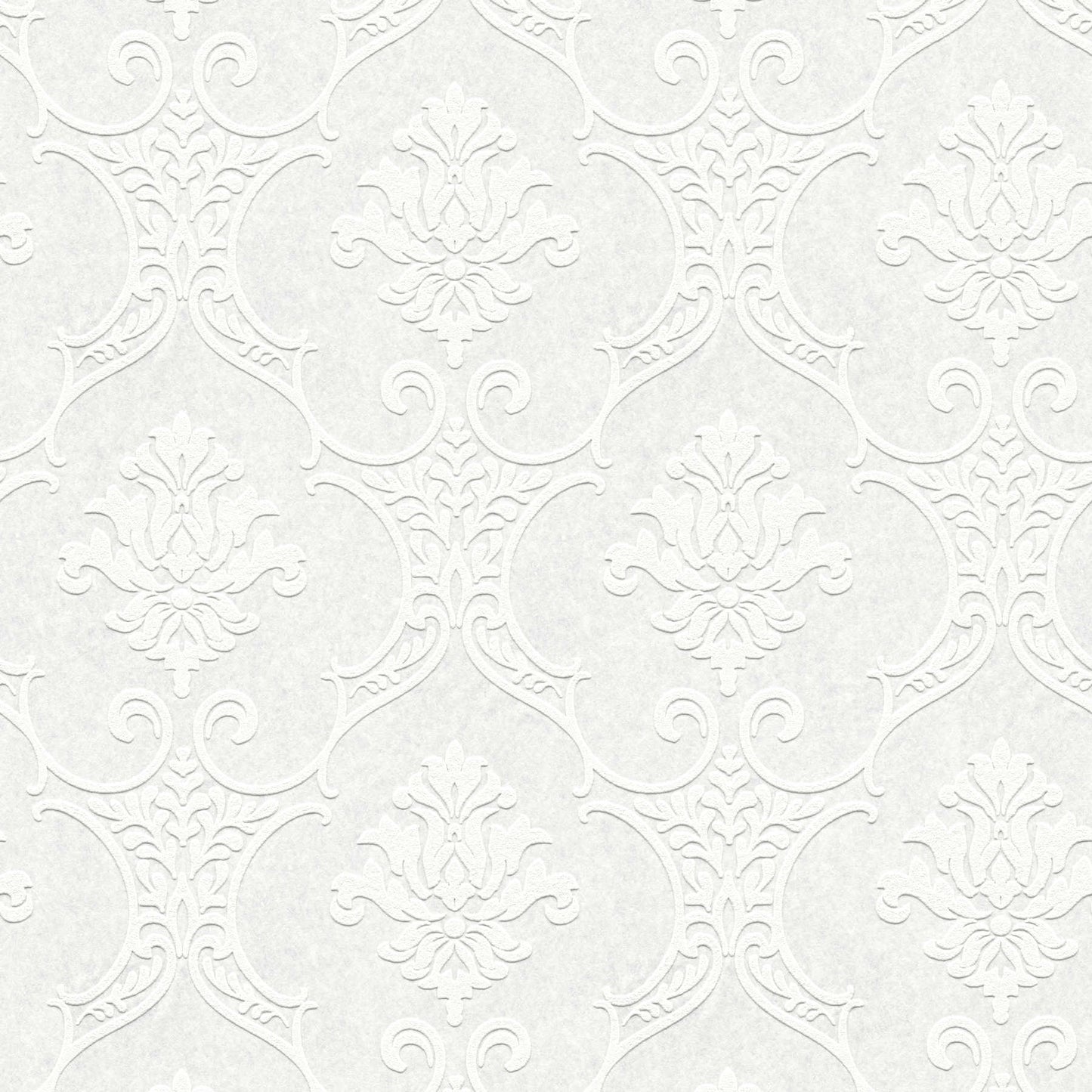 Paintable Ornament 3D Structured Wallpaper