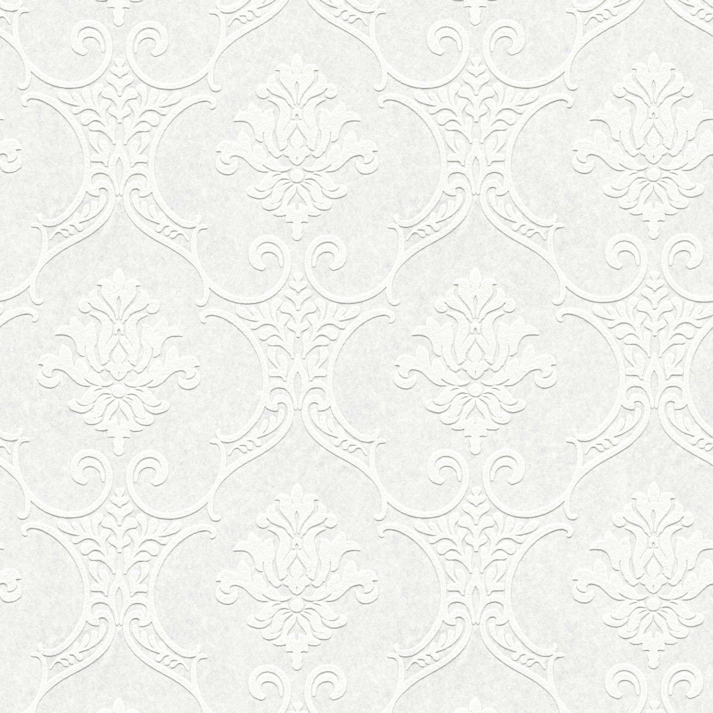 Paintable Ornament 3D Structured Wallpaper