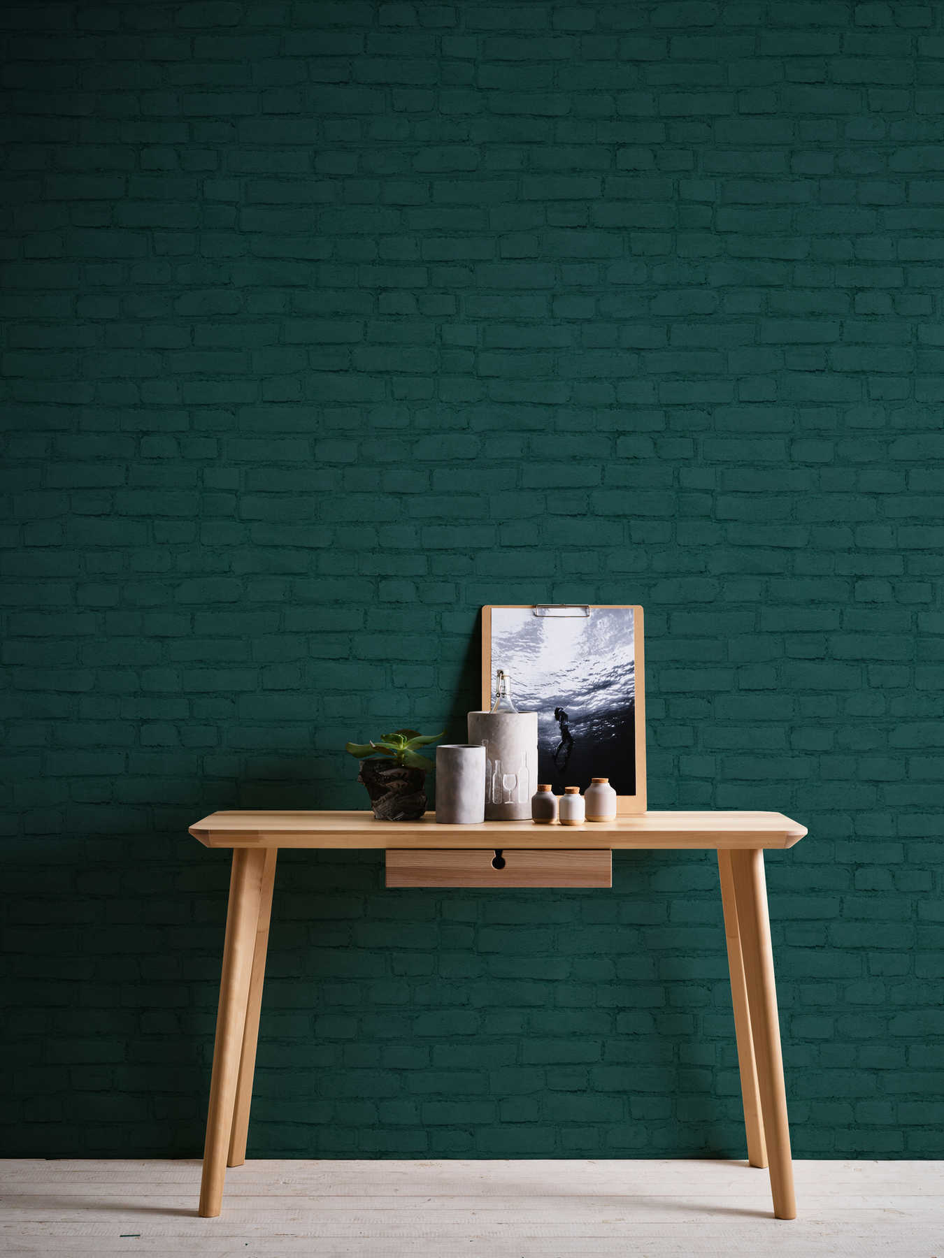 Textured Painted Bricks