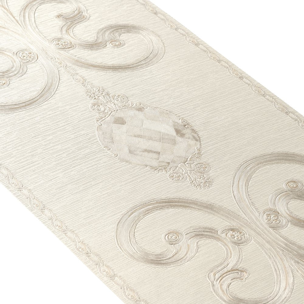 Ornament Wallpaper with Diamonds