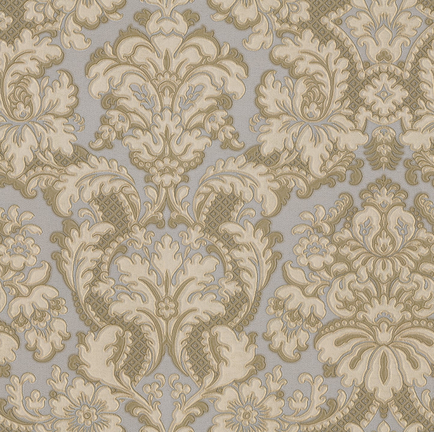 Melantha & Embossed Luxury Cluster Damask