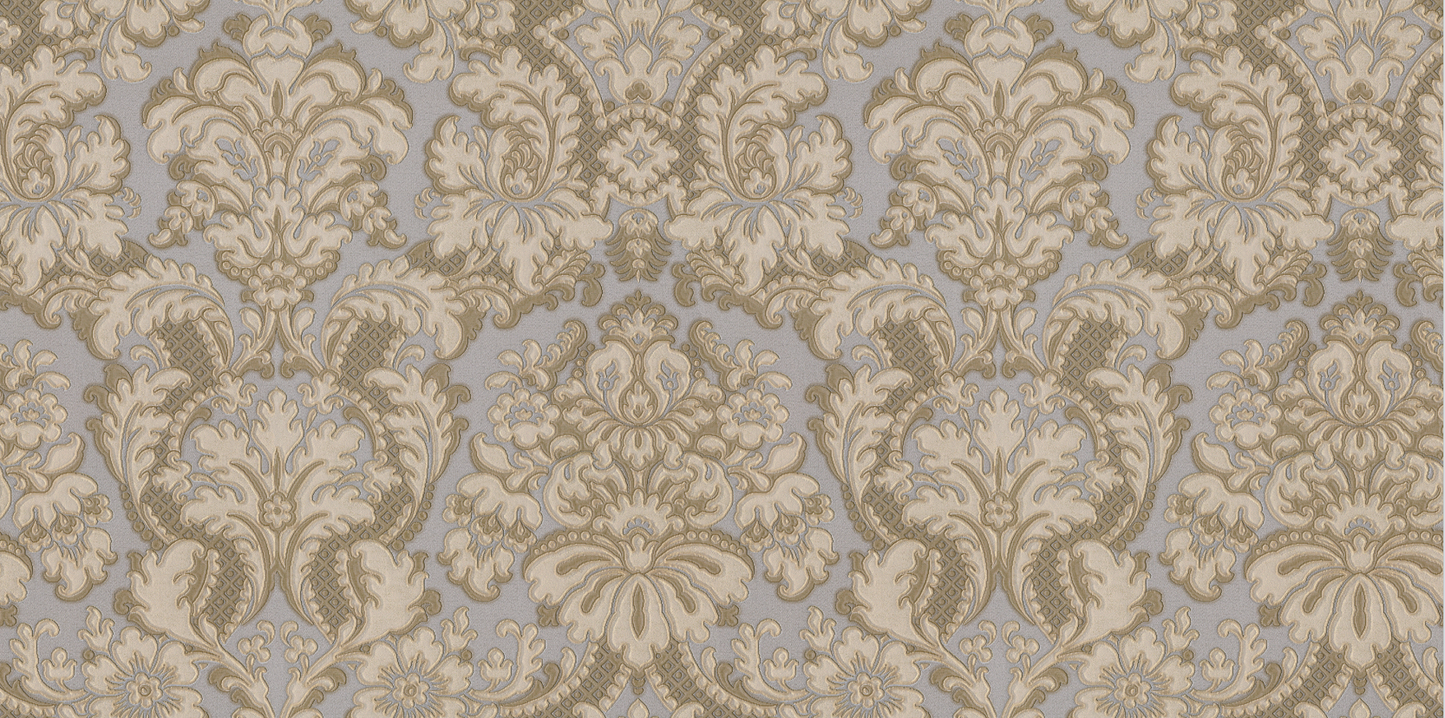 Melantha & Embossed Luxury Cluster Damask