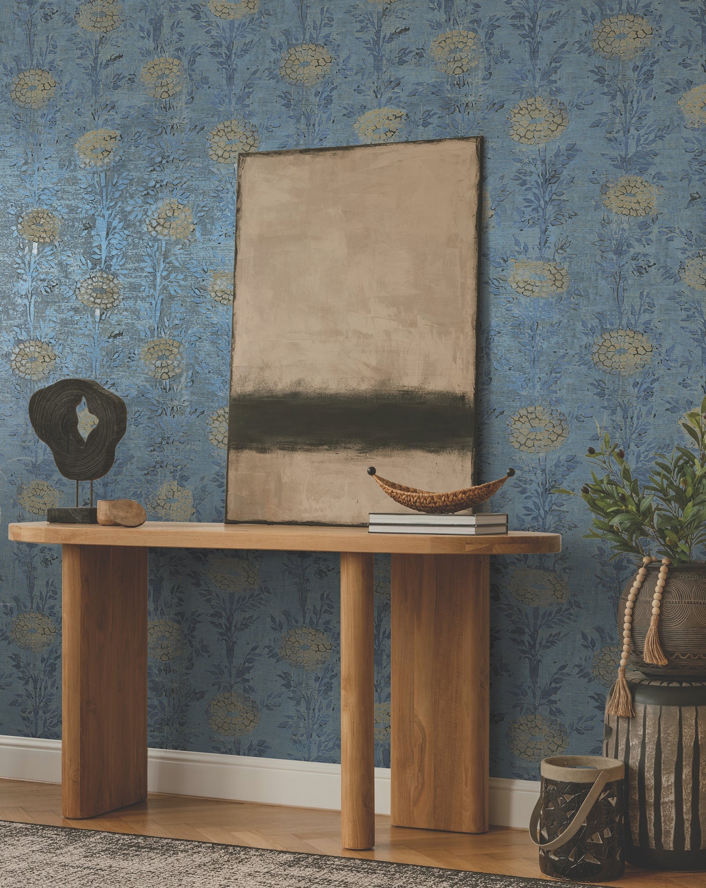 French Marigold - Denim & Gold