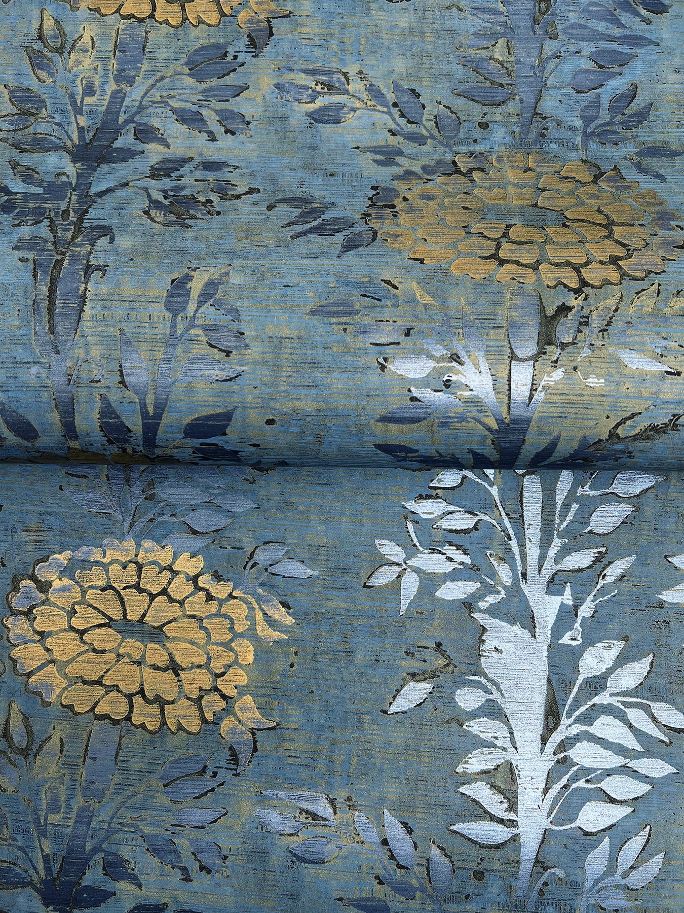 French Marigold - Denim & Gold