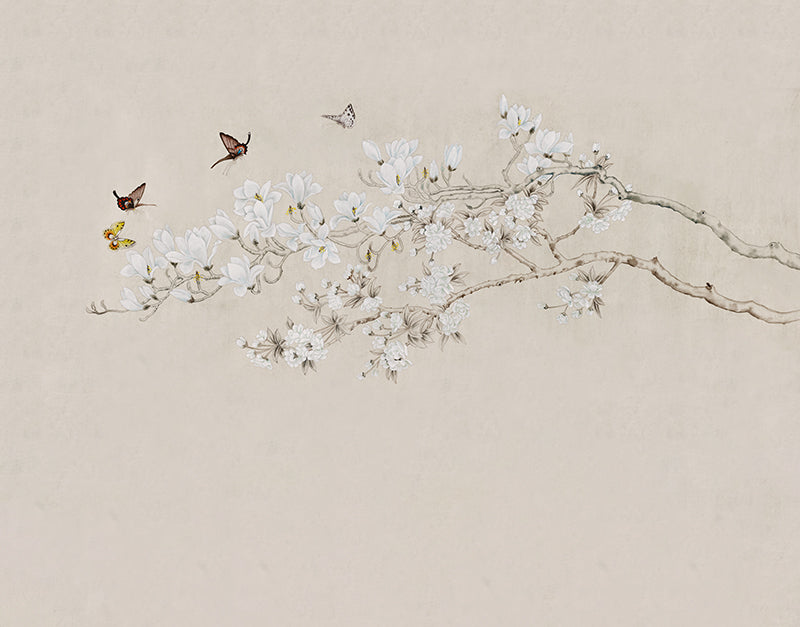 Magnolia and Butterfly