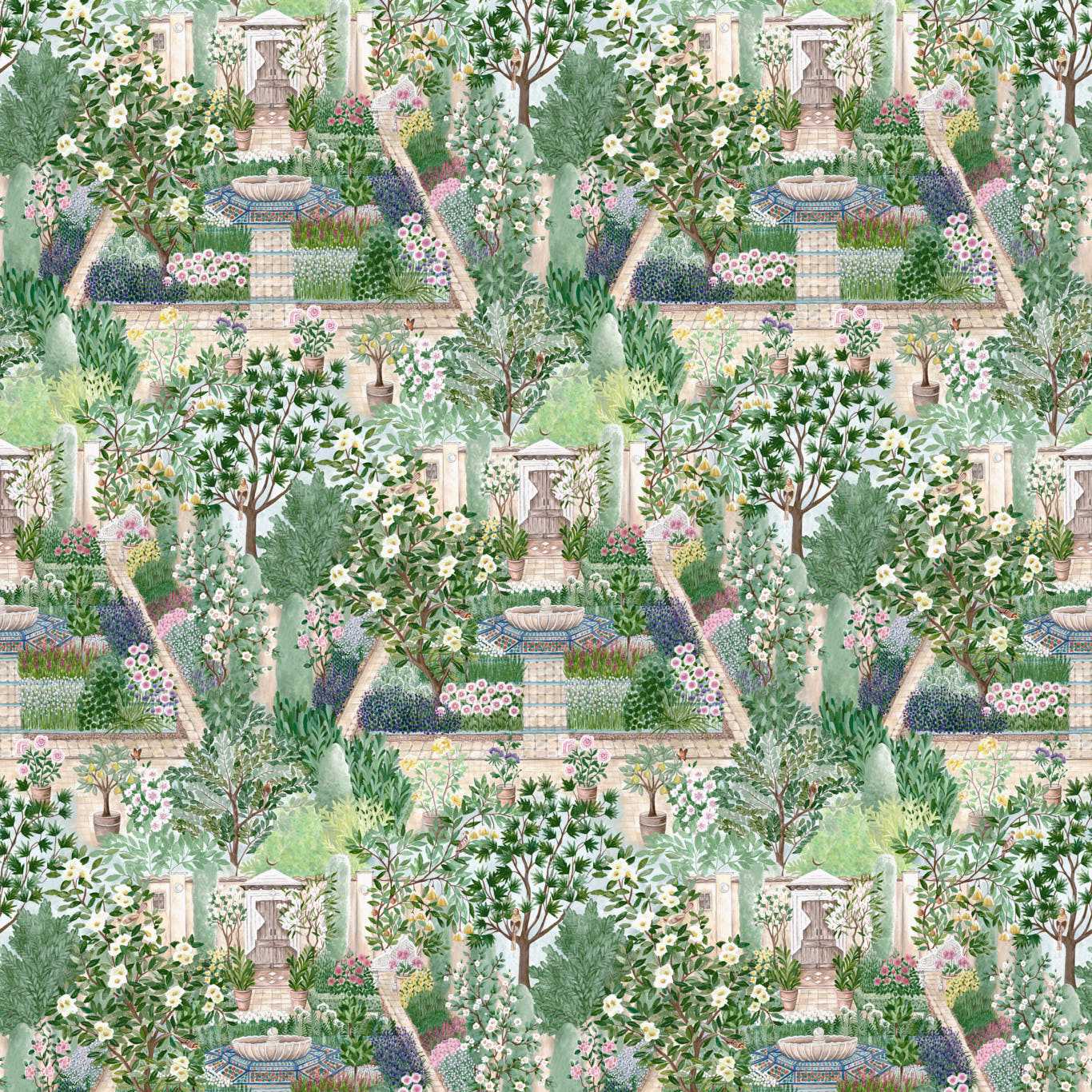 CARPET GARDEN MURAL - Sanctuary