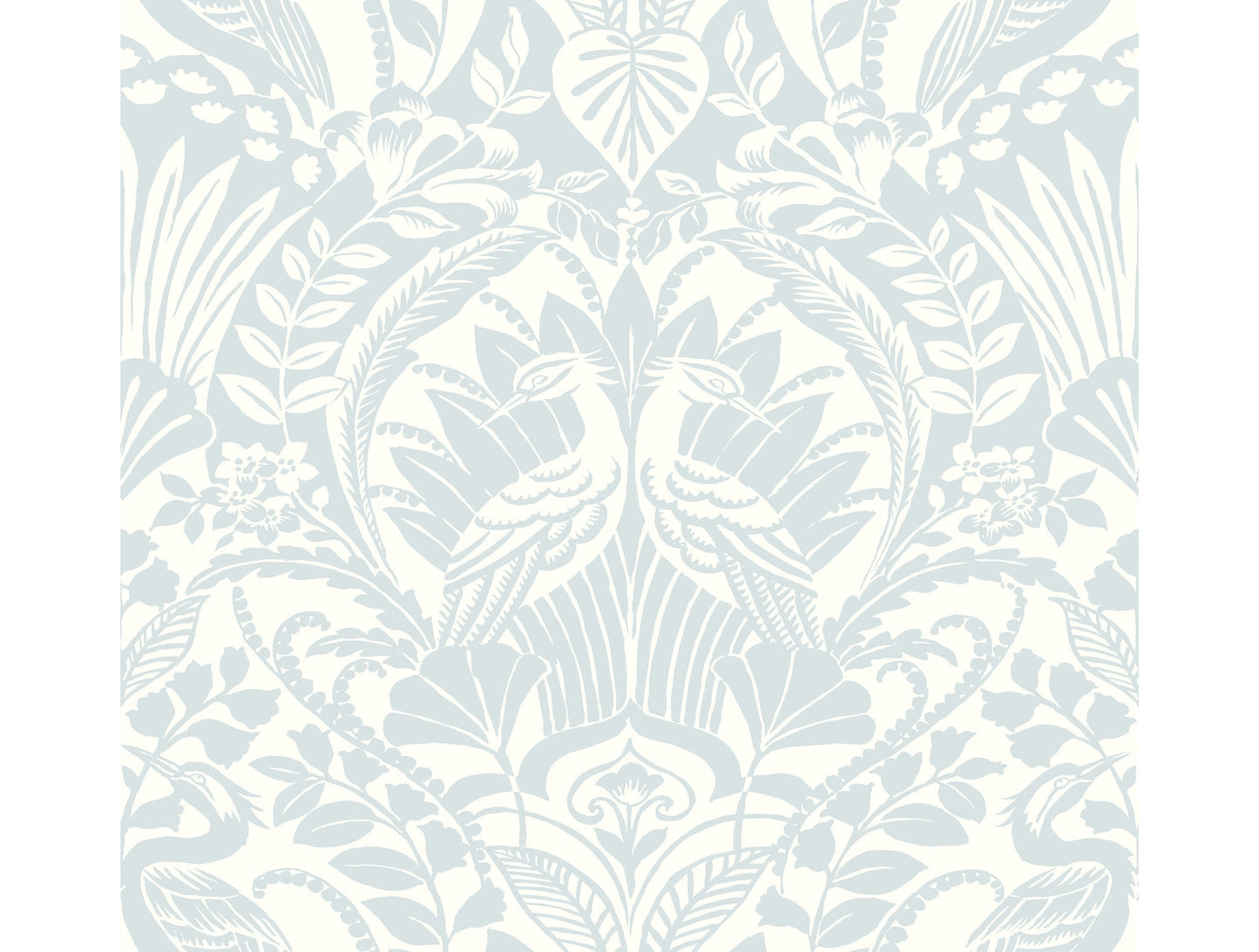 Egret Damask