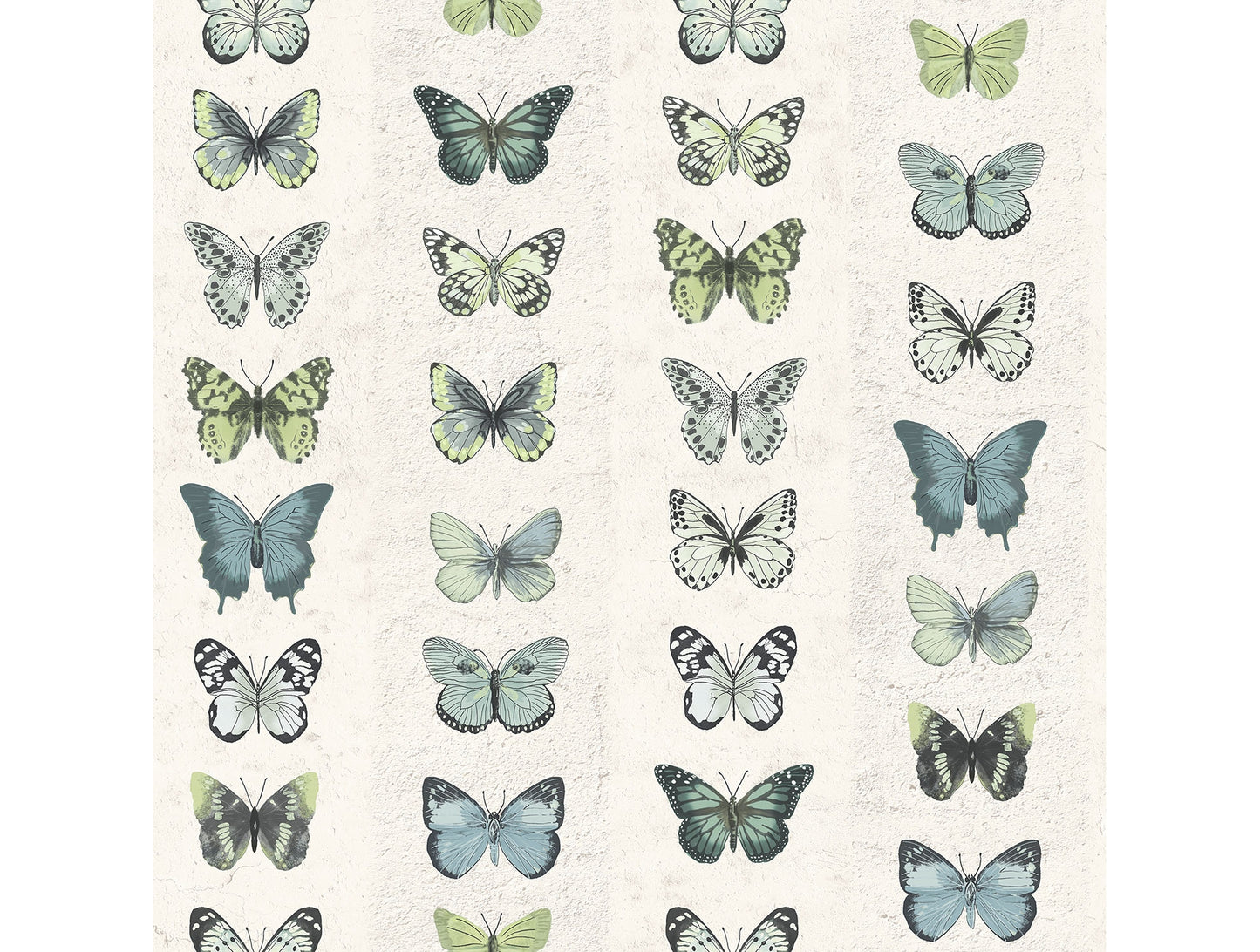 Jewel Butterflies Stripe