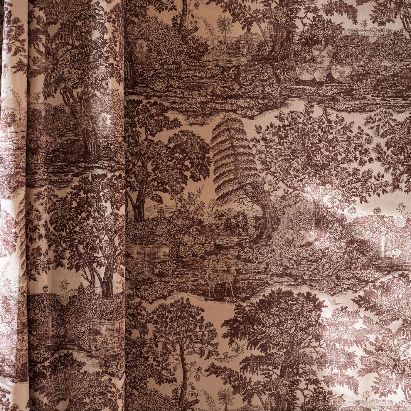HIGHGROVE TOILE - Madder Rose