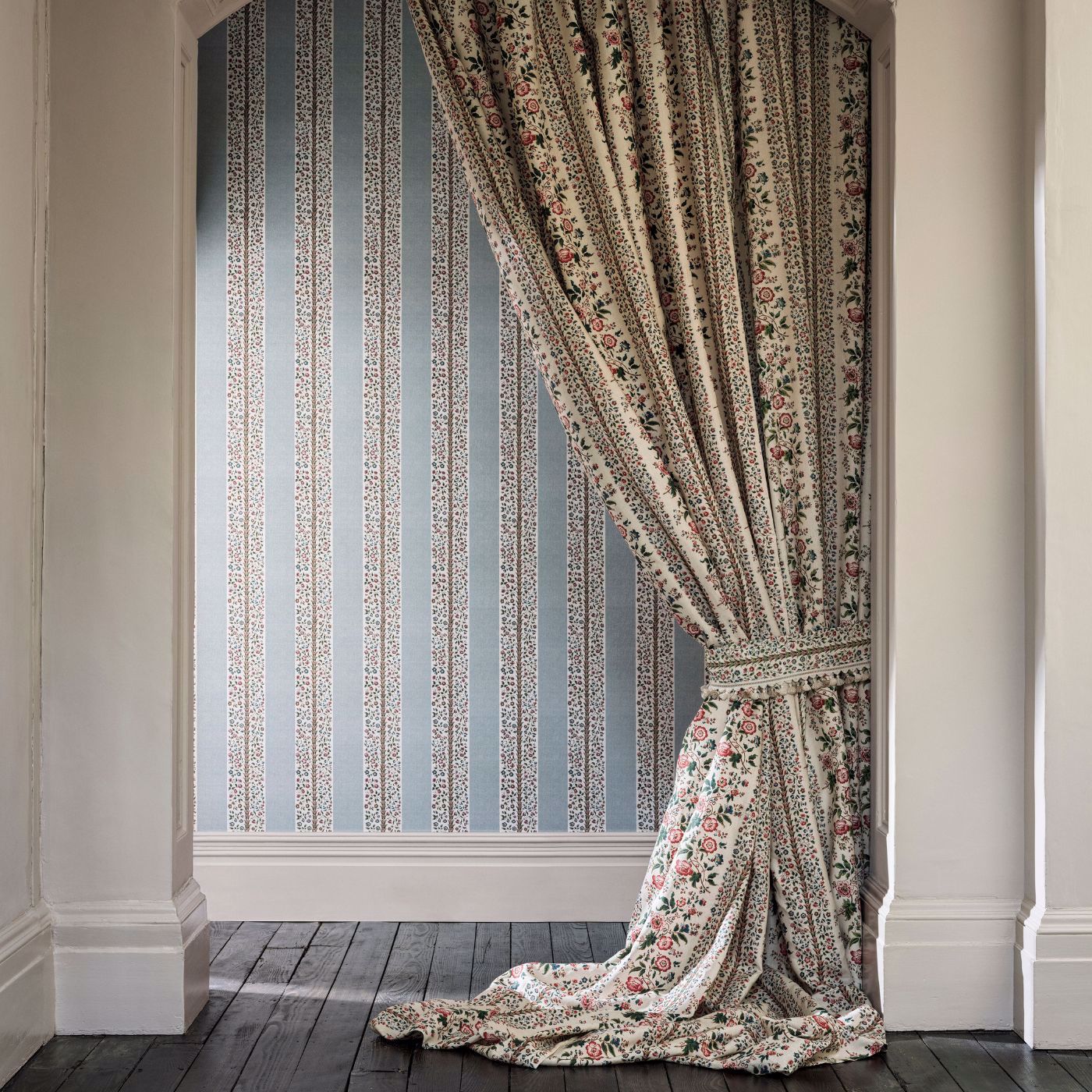 PERGOLA STRIPE - Rose Chintz