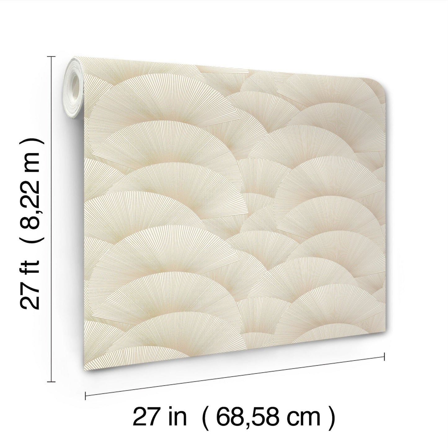 Morning Shell - Cream & Gold