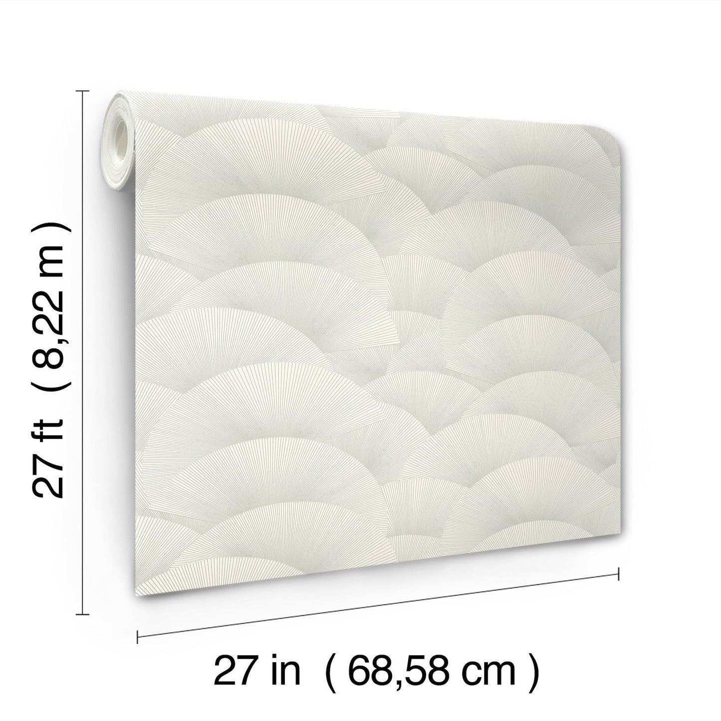 Morning Shell - White & Silver