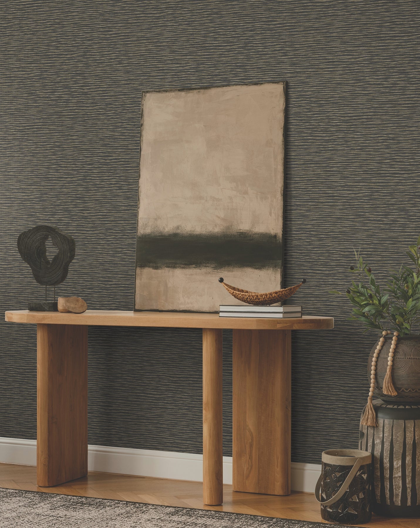 Lotus Weave - Charcoal