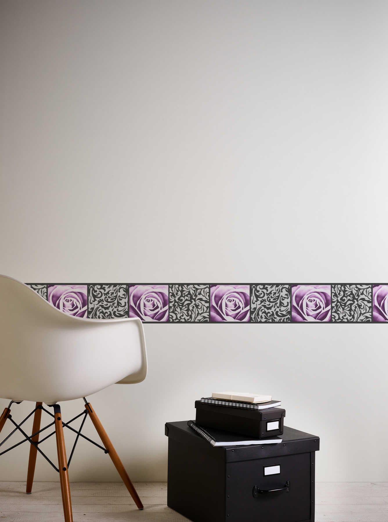 Floral Tile Border