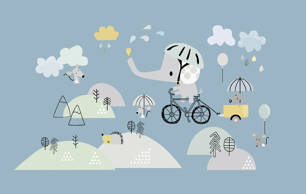 Elephant Riding a Bicycle