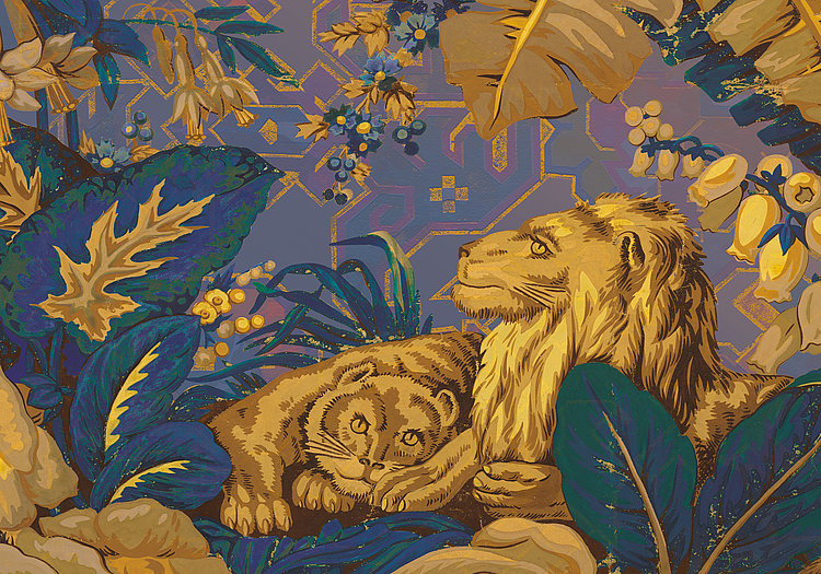 Orient Rose Wall Mural