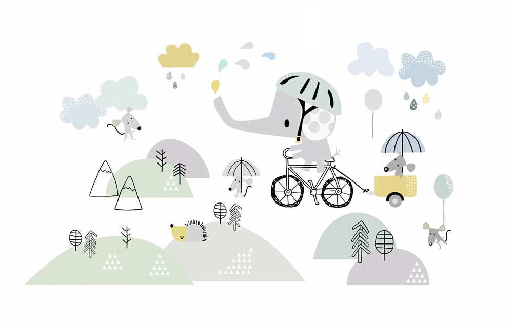 Elephant Riding a Bicycle