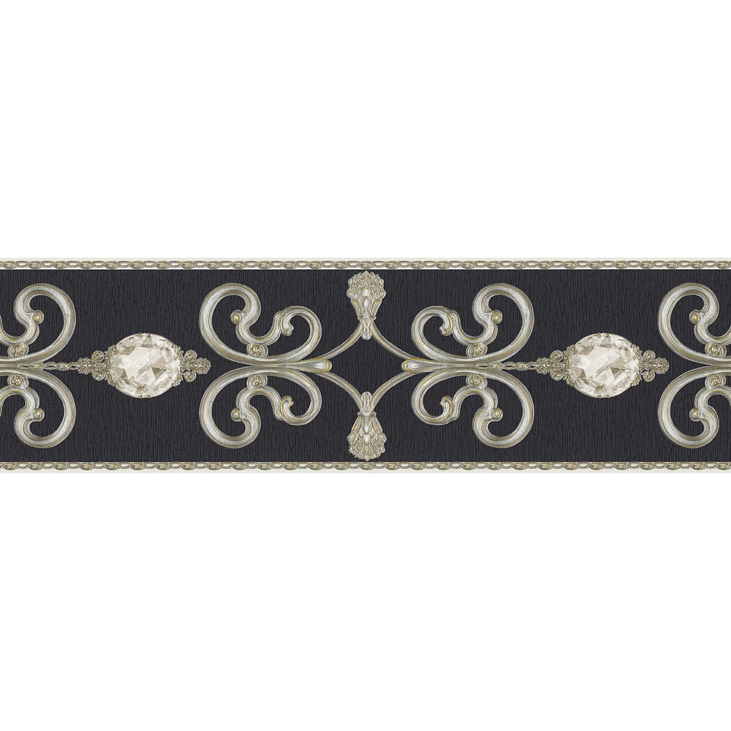 Ornament Wallpaper with Diamonds