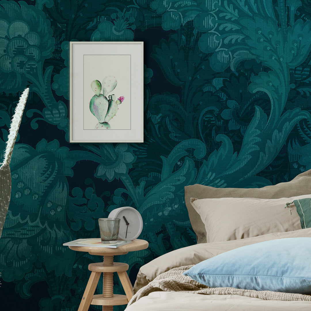 Fleurs De Nuit Wall Mural
