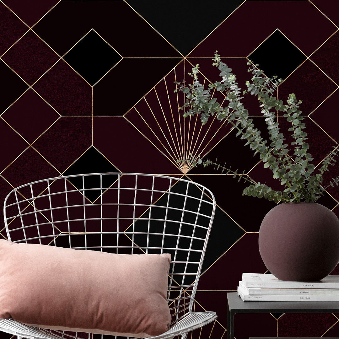 Coquilles Rouges Wall Mural