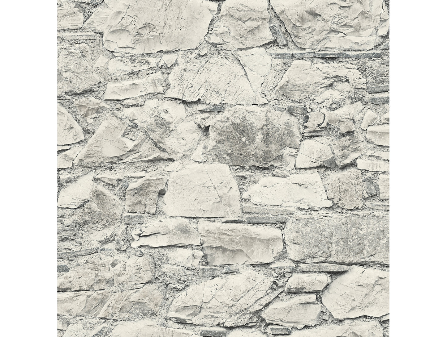 Rough Stacked Rock Wall