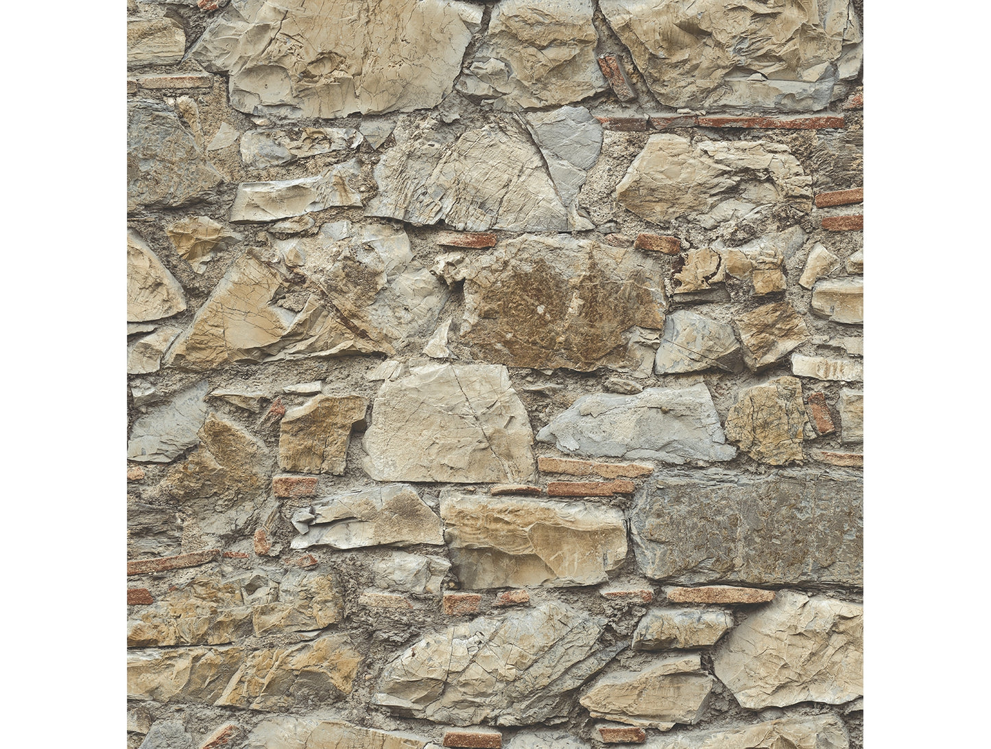 Rough Stacked Rock Wall