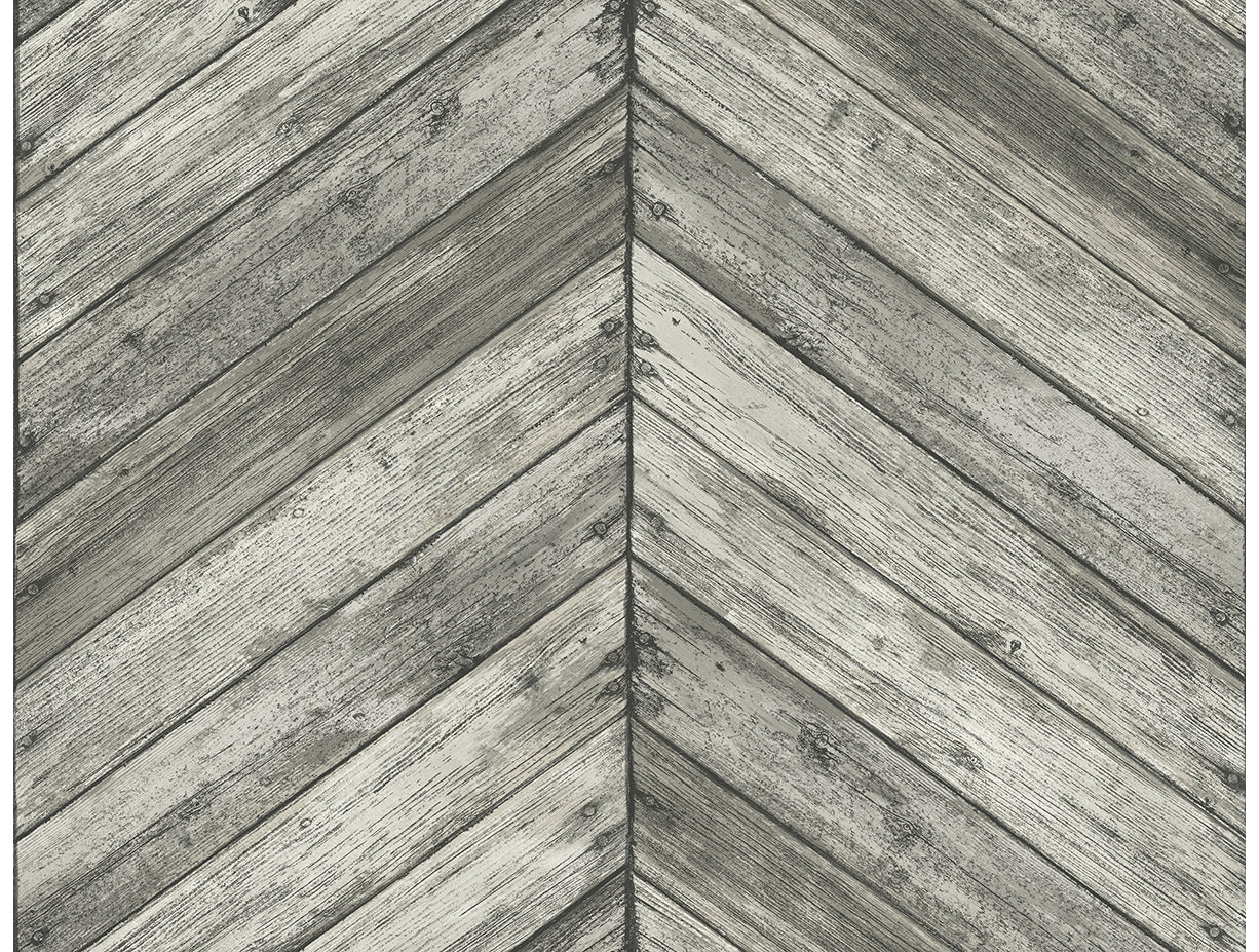 Chevron Wood Wallpaper