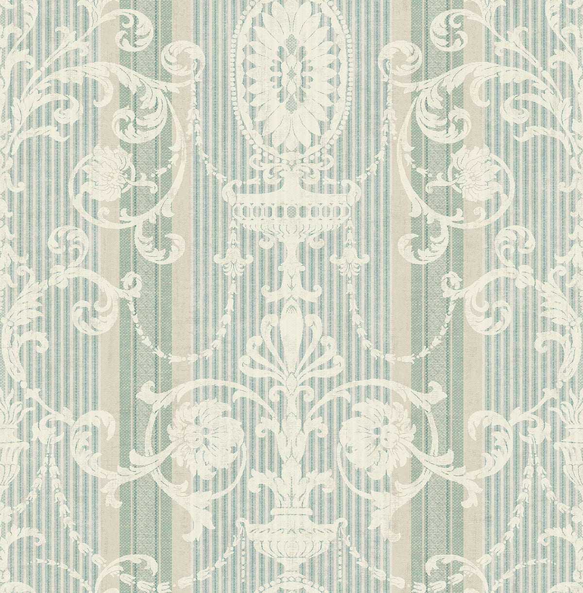 Stripe & Damask