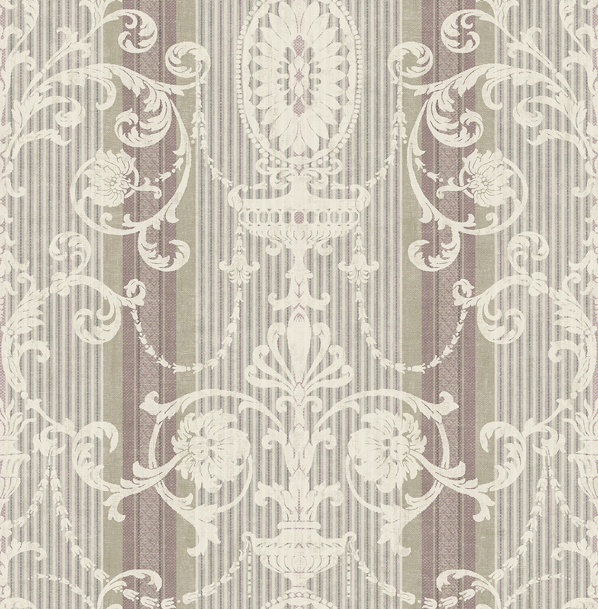 Stripe & Damask