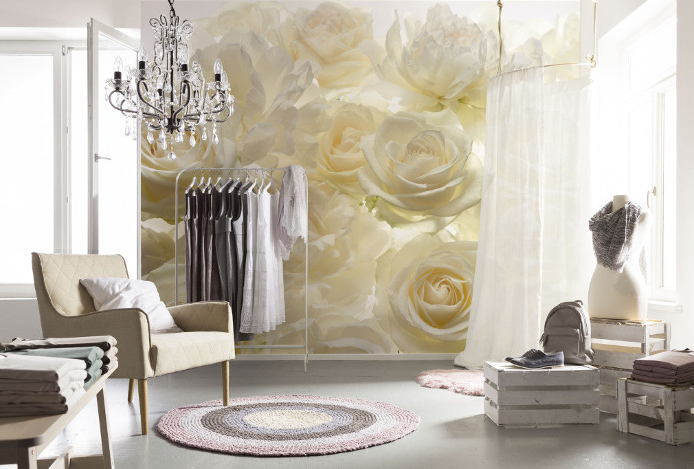 Shalimar Roses Wall Mural