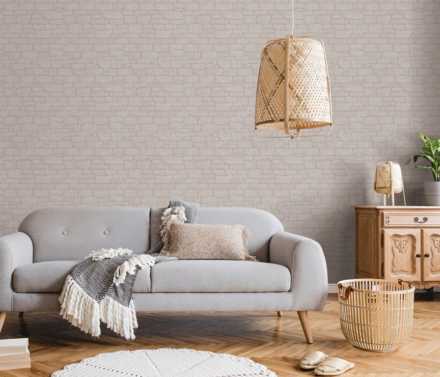 Glittered Brick Wallpaper