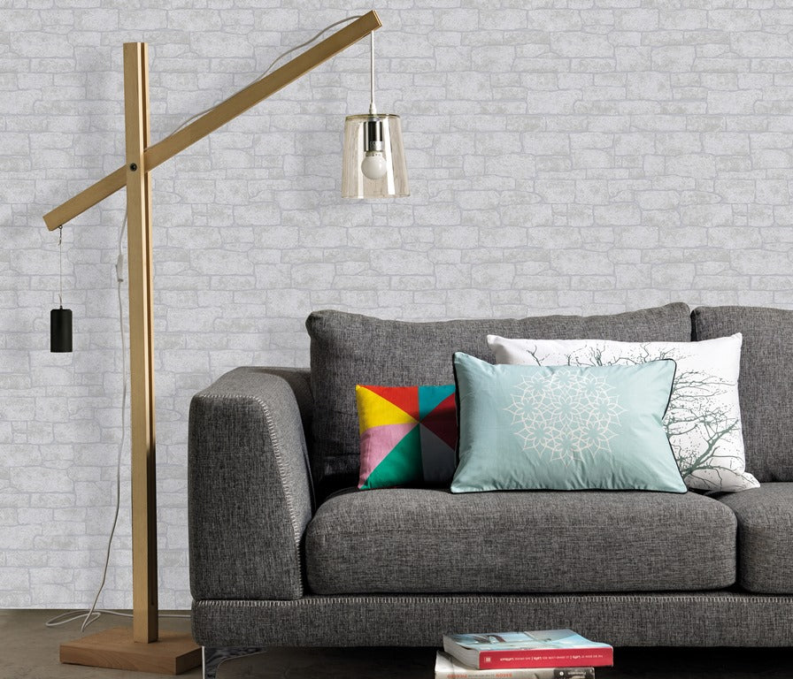 Glittered Brick Wallpaper