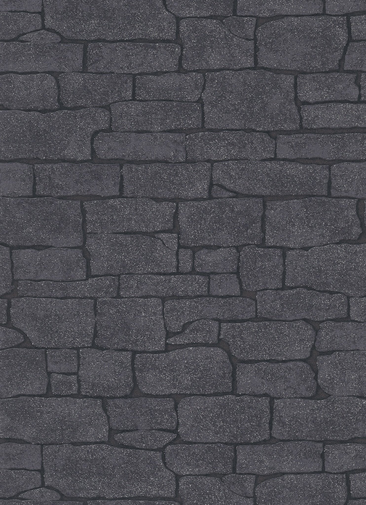 Glittered Brick Wallpaper