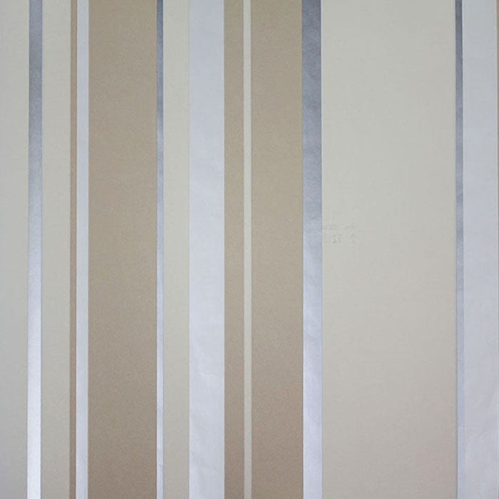 Textured Varying Width Stripe Wallpaper