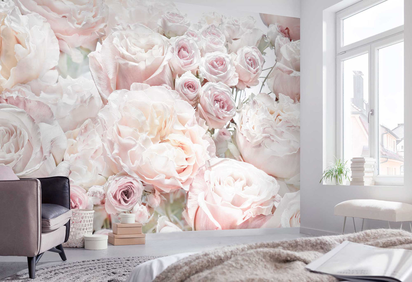 Spring Roses Mural