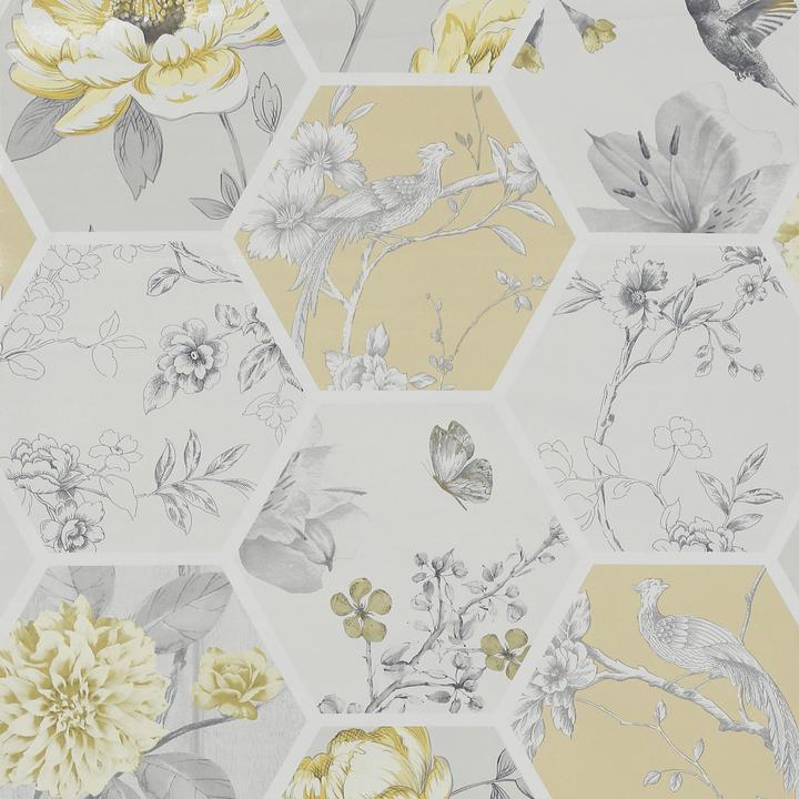 Hexagon Botanical Decoupage