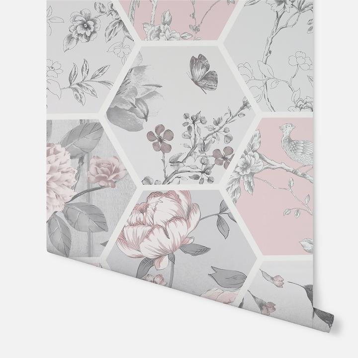 Hexagon Botanical Decoupage