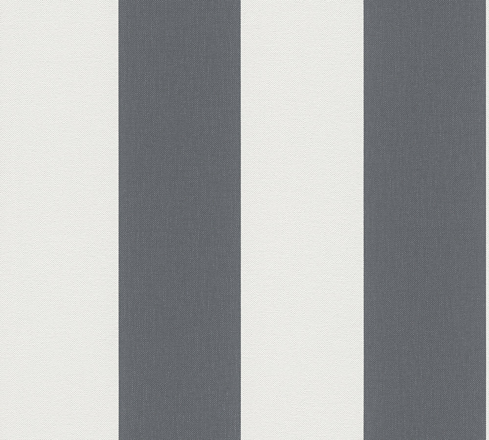 Grey & White Stripe