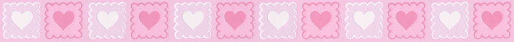 Pink Hearts Border