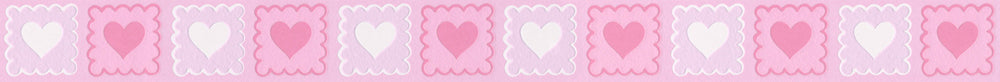 Pink Hearts Border