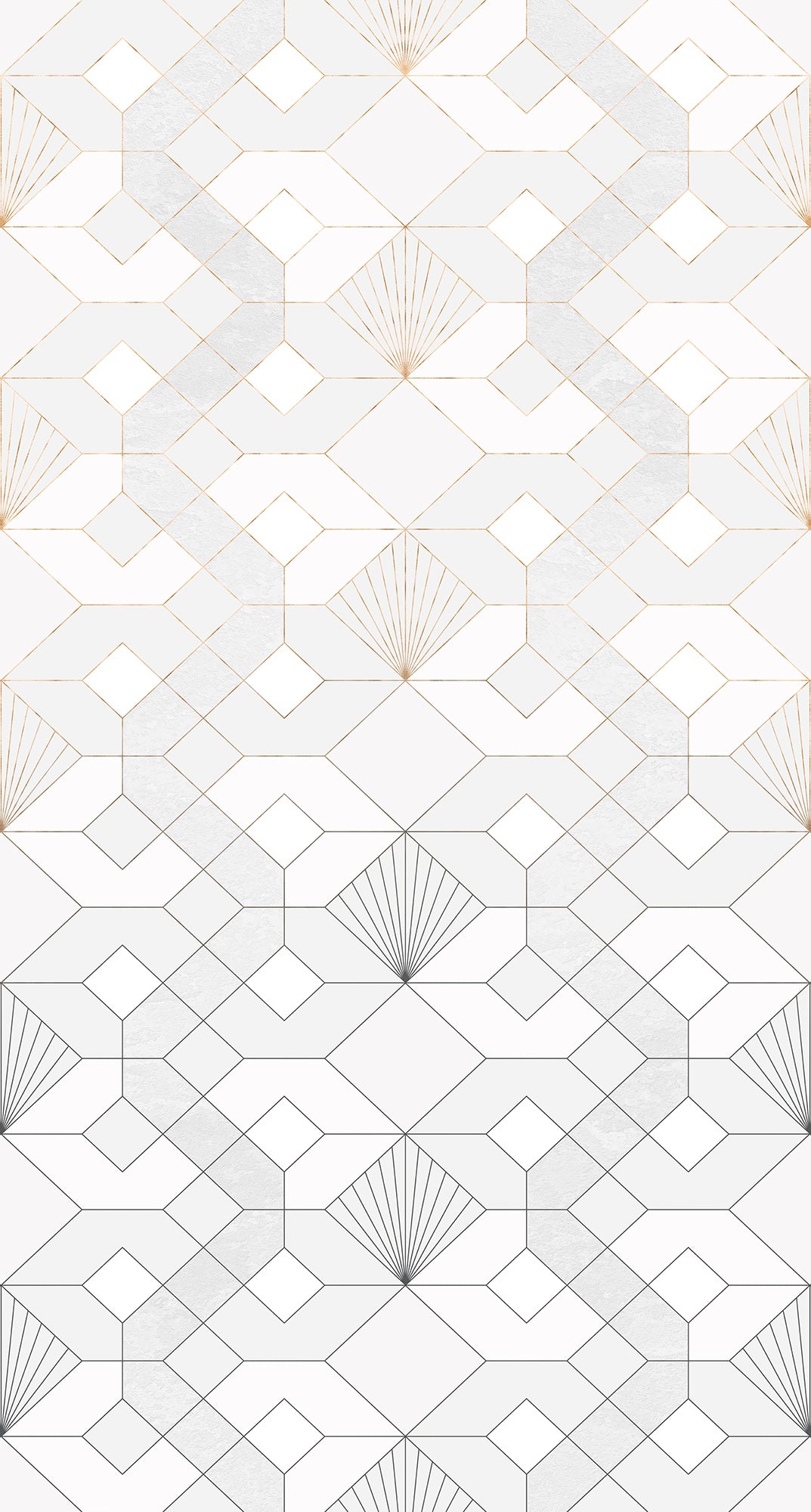 Coquilles Blanches Wall Mural