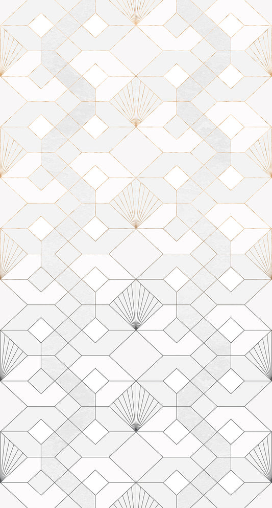 Coquilles Blanches Wall Mural