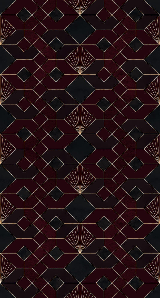 Coquilles Rouges Wall Mural
