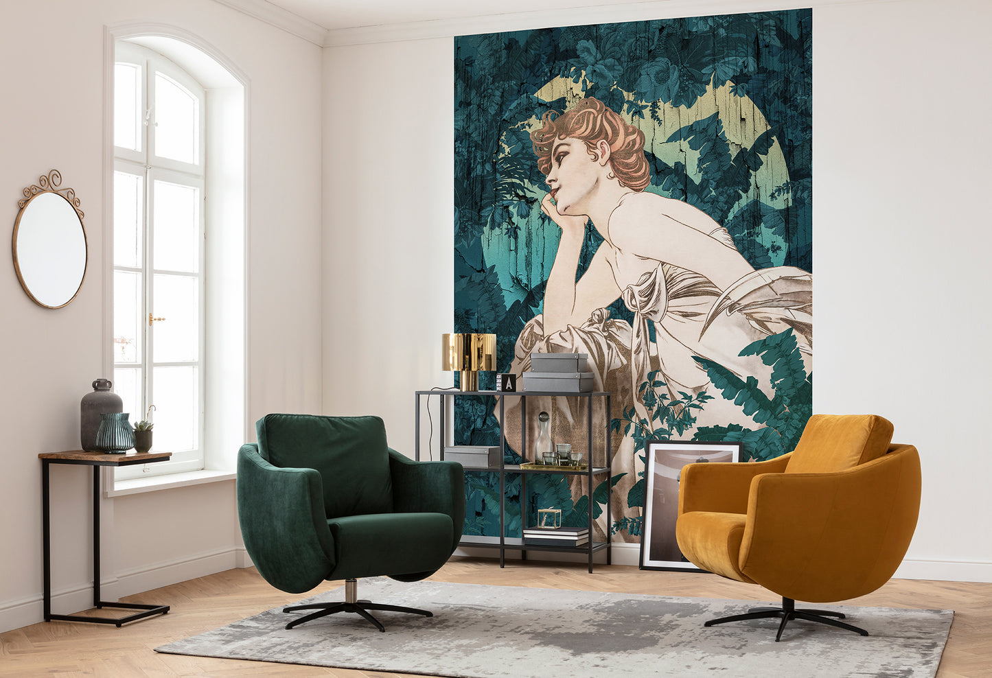 Songes Vert Wall Mural