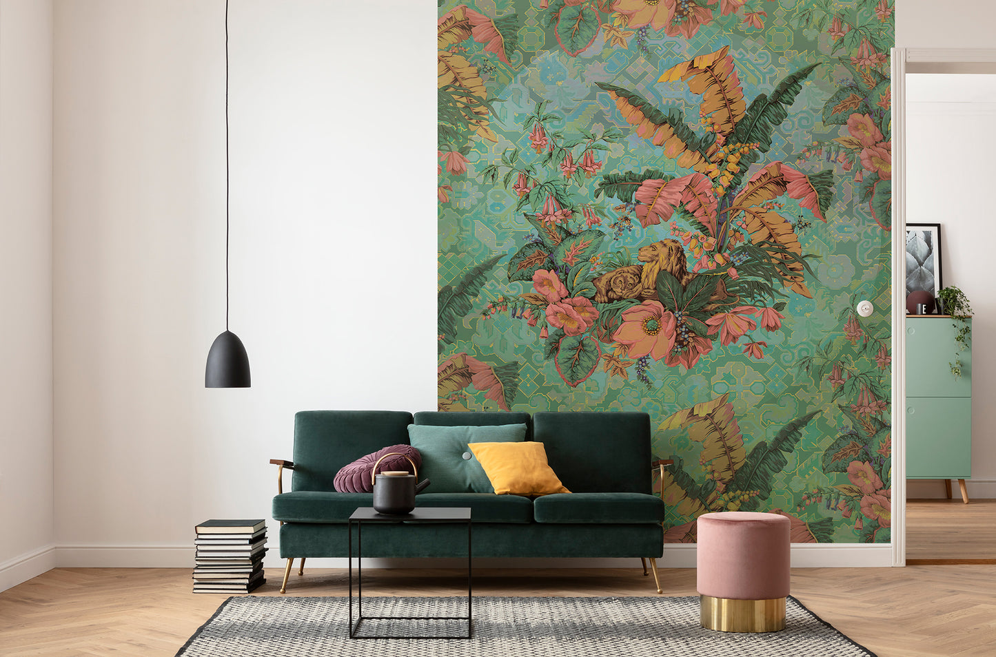 Orient Rose Wall Mural