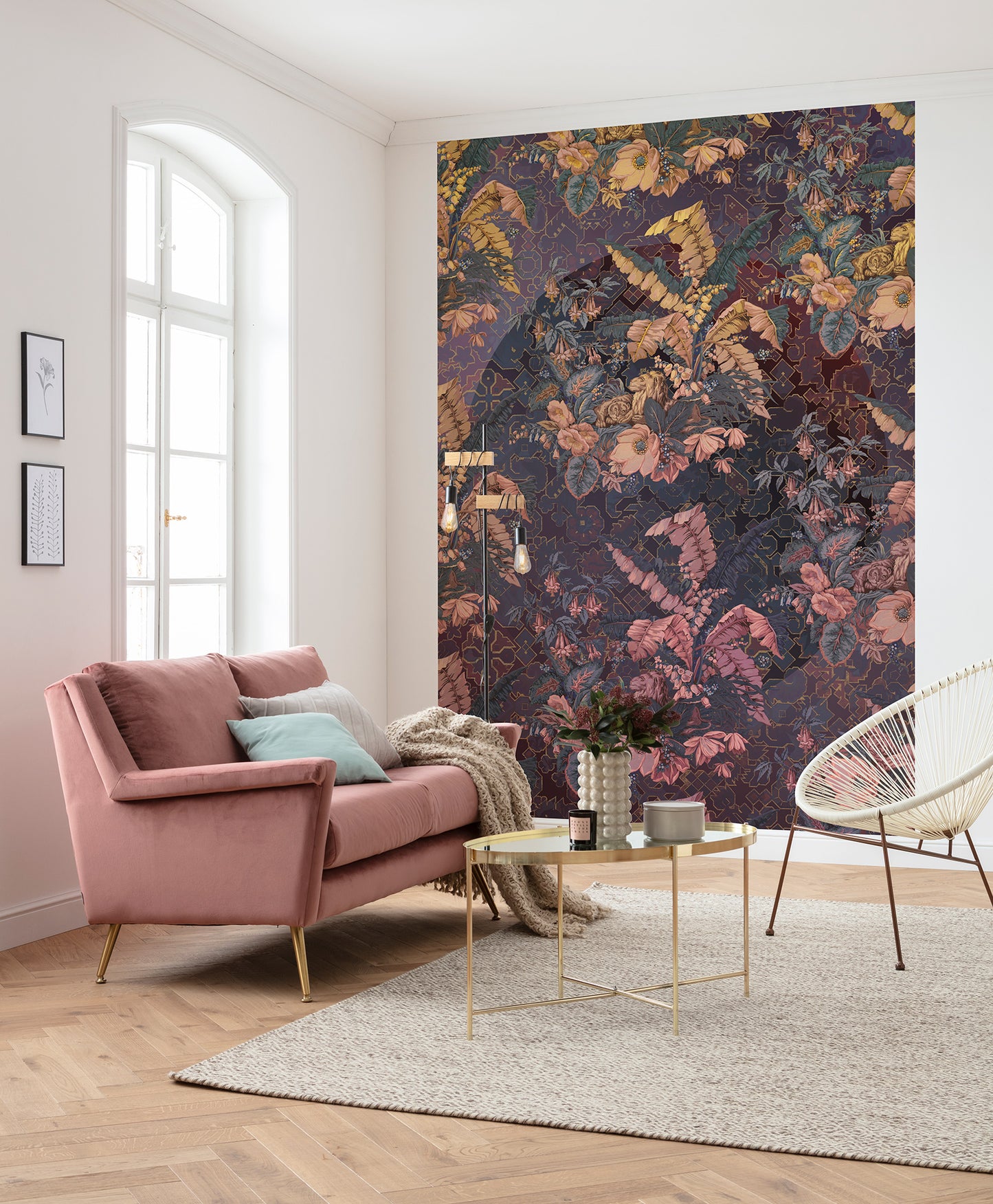 Orient Violet Wall Mural