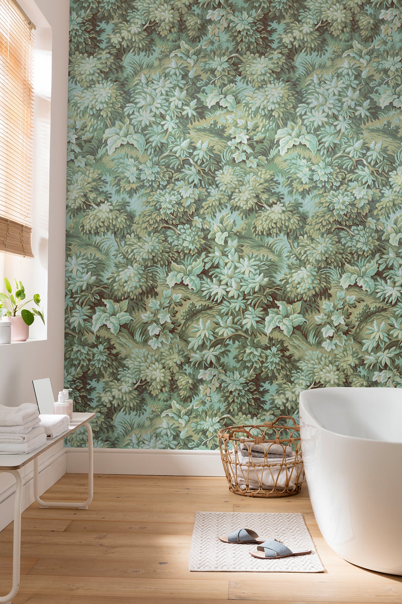 Botanique Vert Wall Mural
