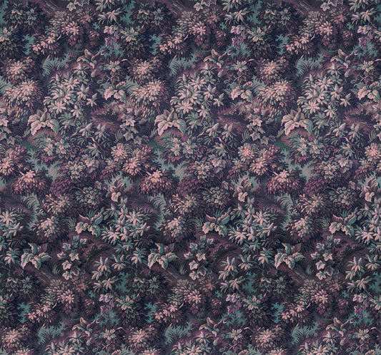 Botanique Aubergine Wall Mural